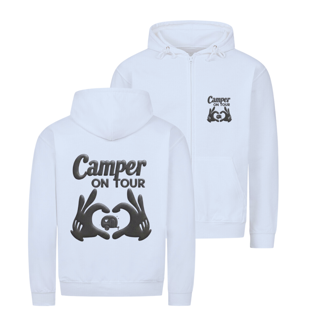 Camper ON TOUR WOWA - beidseitiger Druck | Premium  Zipper Hoodie Unisex