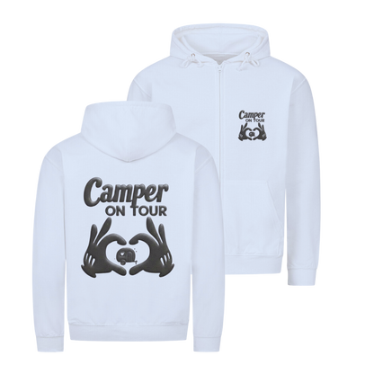 Camper ON TOUR WOWA - beidseitiger Druck | Premium  Zipper Hoodie Unisex
