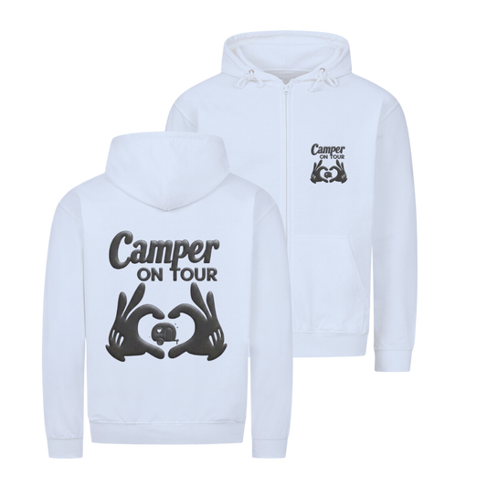 Camper ON TOUR WOWA - beidseitiger Druck | Premium  Zipper Hoodie Unisex