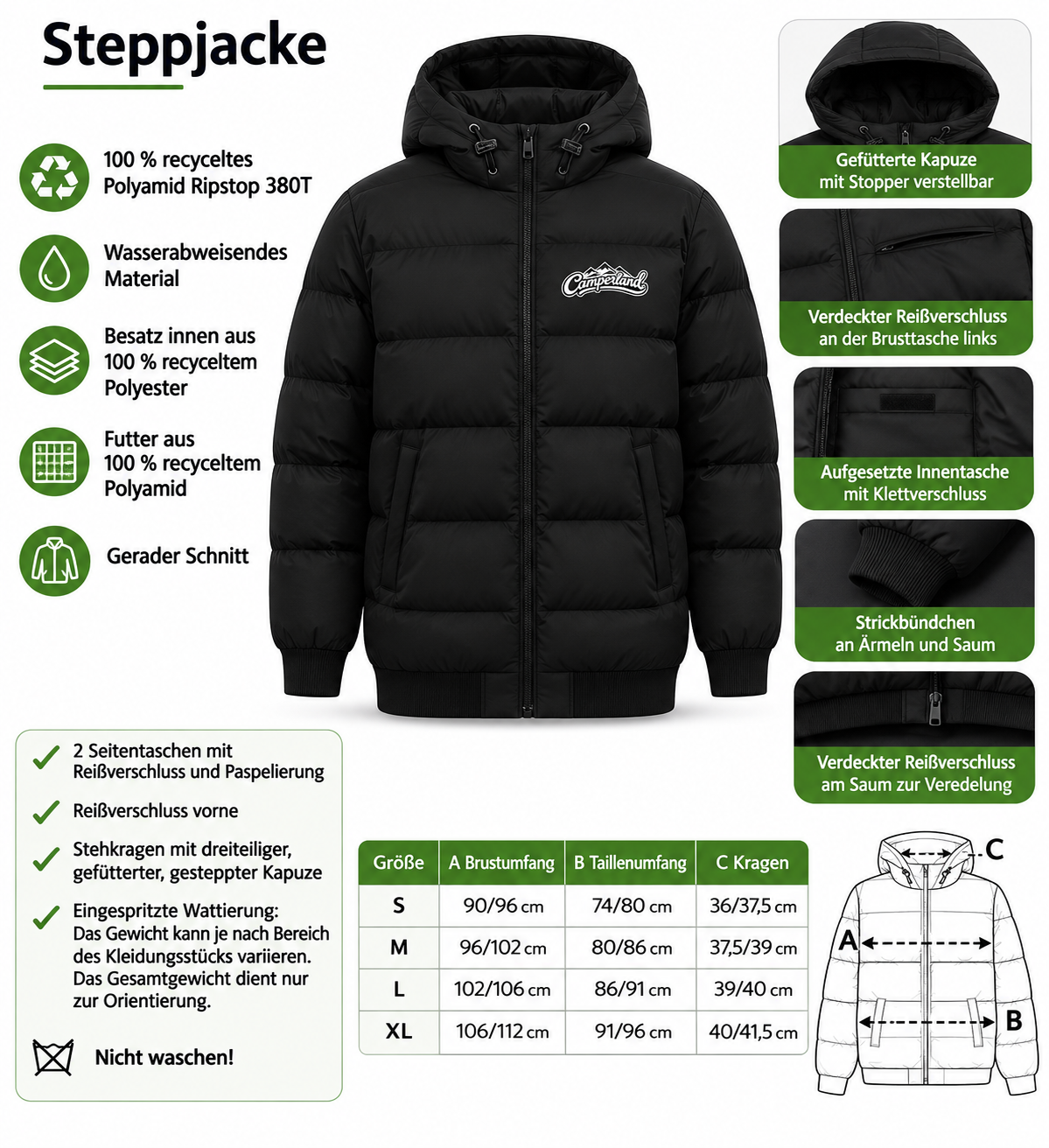 Camperland | Steppjacke