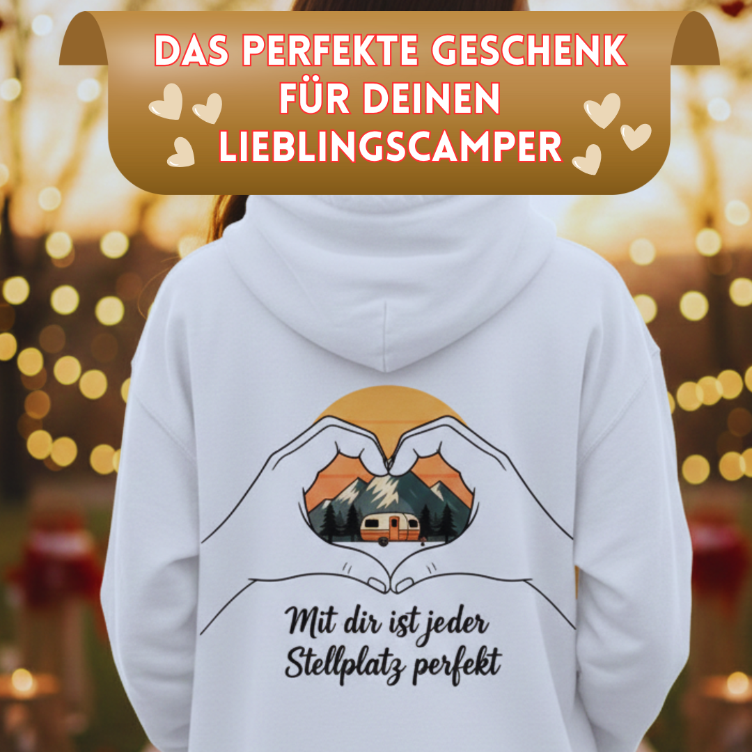 Jeder Stellplatz perfekt - Rückendruck | Premium Hoodie unisex