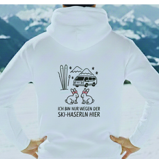 Skihaserln- Rückendruck |  Premium Hoodie