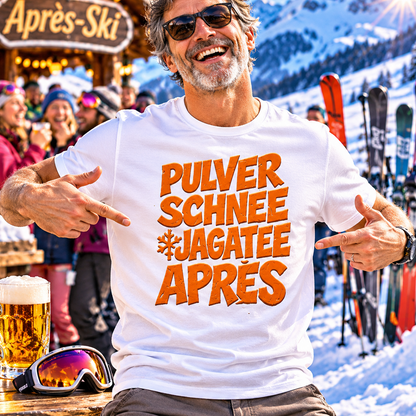 Pulverschnee & Jagatee | Premium T-Shirt