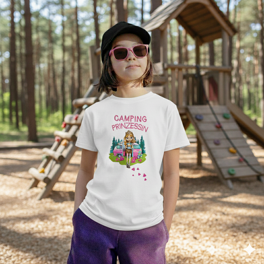 Campingprinzessin Wowa | Organic Shirt Kids