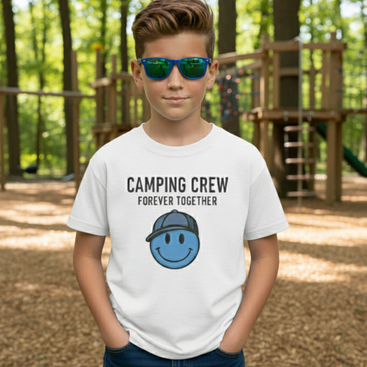 Smilie blau | Organic Shirt Kids