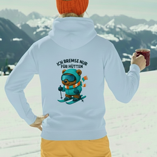 Ich bremse nur für Hütten - Rückendruck | Premium Hoodie
