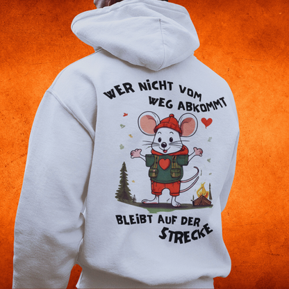 Weg Maus Rückendruck | Premium Hoodie unisex