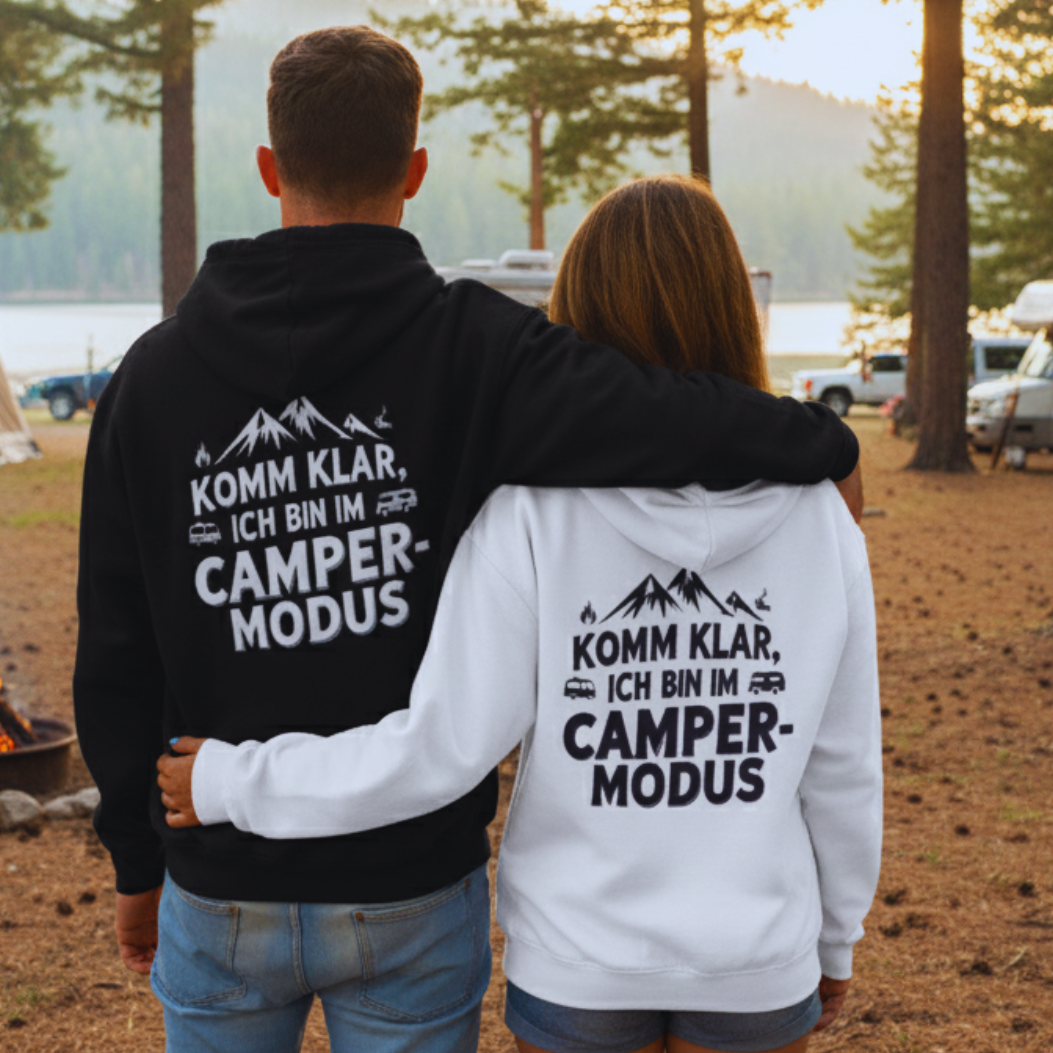 Komm klar -Rückendruck | Premium Hoodie unisex