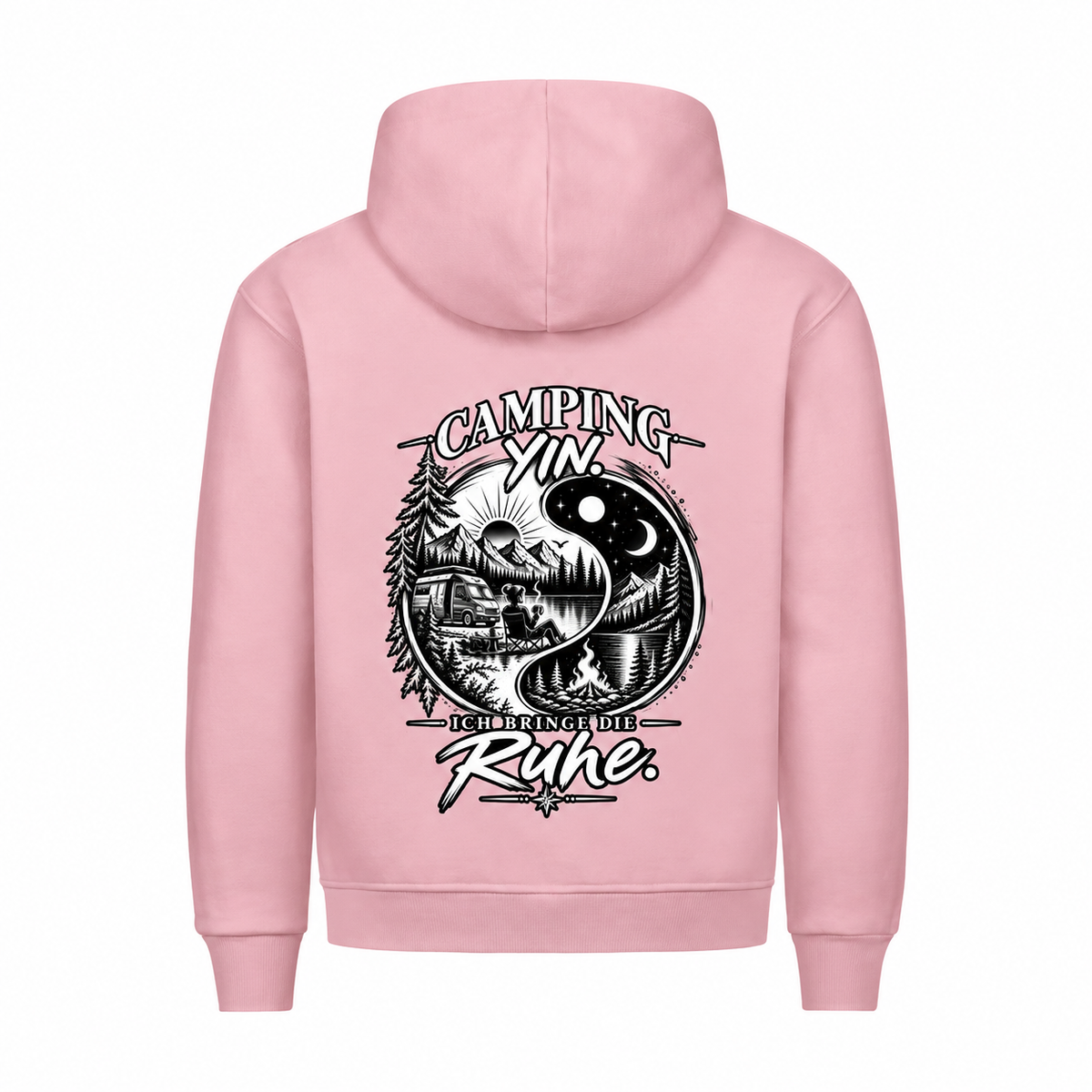 CAMPING YIN 2.0 - Rückendruck | Premium Hoodie unisex