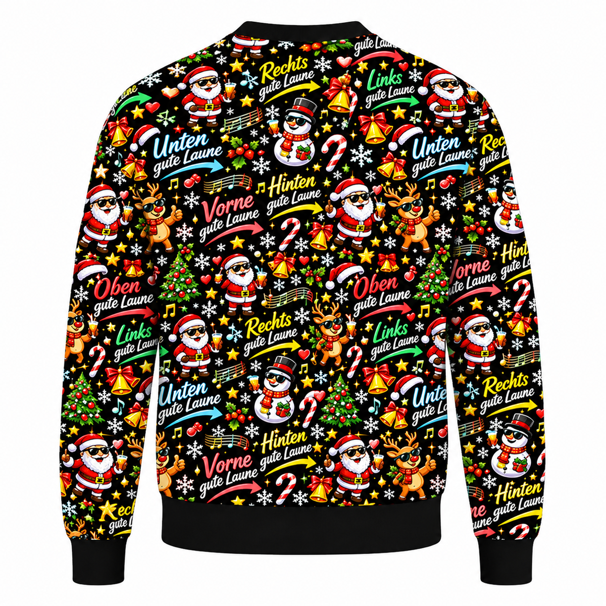 Gute Laune Weihnacht | Alloverprint Sweatshirt unisex