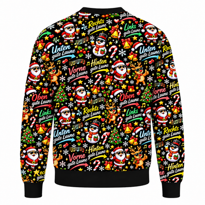 Gute Laune Weihnacht | Alloverprint Sweatshirt unisex