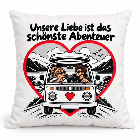 Kopfkissen flauschig  Schönste Abenteuer