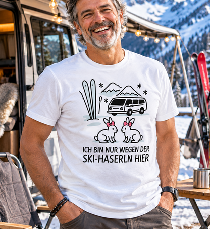 Nur wegen der Skihaserln | Premium T-Shirt