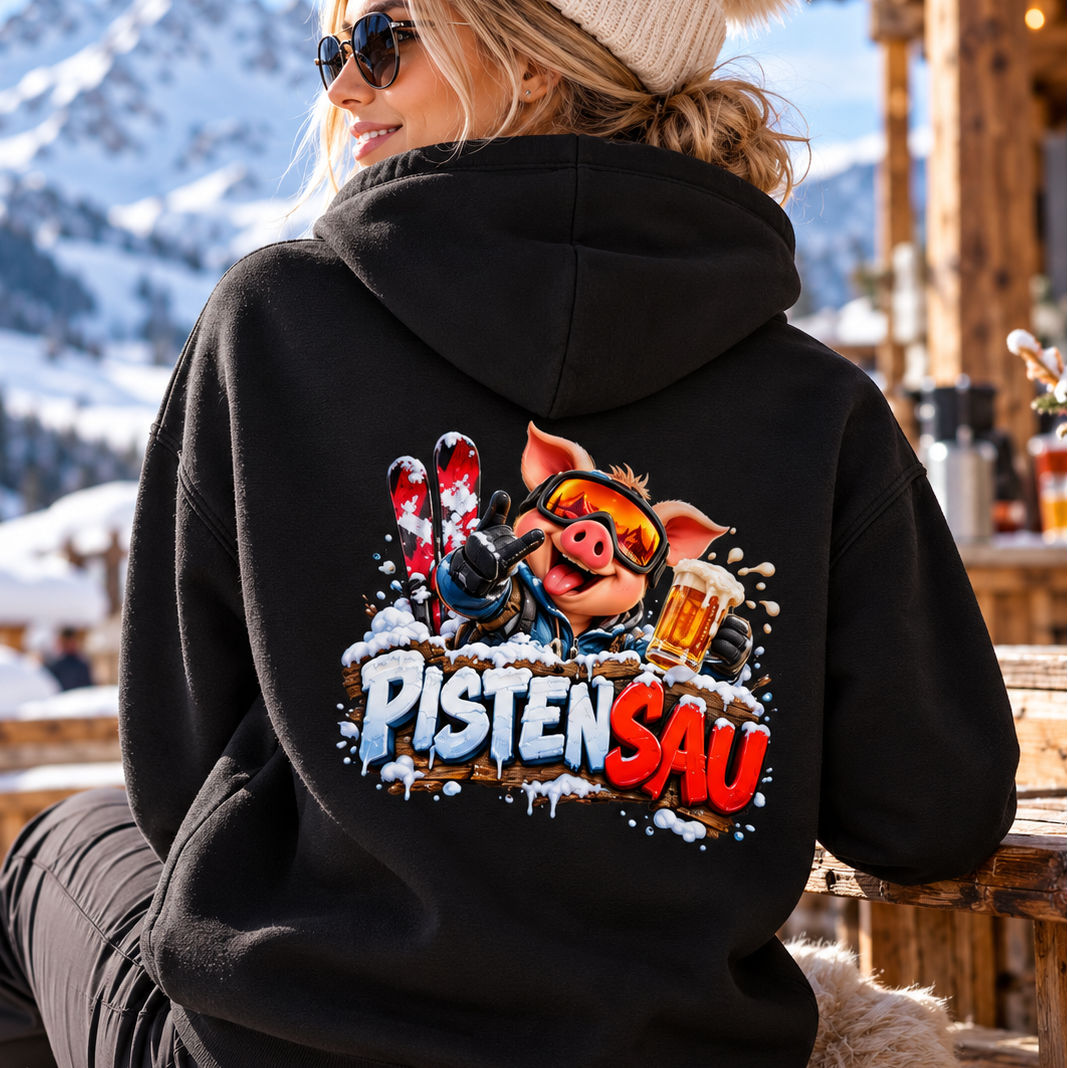 Pistensau - Rückendruck | Premium Hoodie unisex