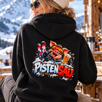 Pistensau - Rückendruck | Premium Hoodie unisex