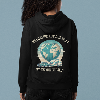 Wo es mir gefällt Rückendruck | Premium Hoodie unisex