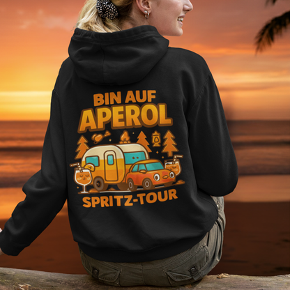 Bin auf Aperol- SpritzTour - Rückendruck |  Premium Hoodie