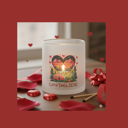 Camping Liebe | Teelichthalter satiniert
