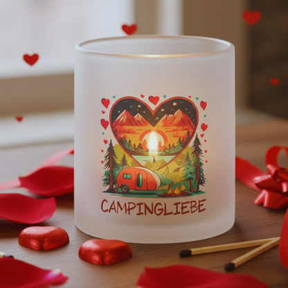 Camping Liebe | Teelichthalter satiniert