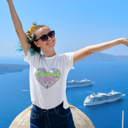 Campingliebe Herz | Premium Shirt unisex