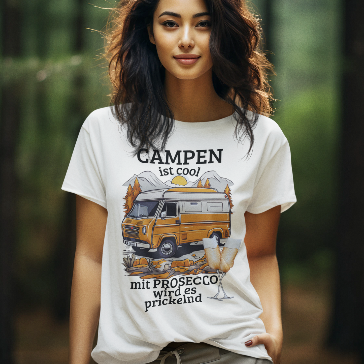 Campen ist Cool Prosecco | Premium Shirt unisex